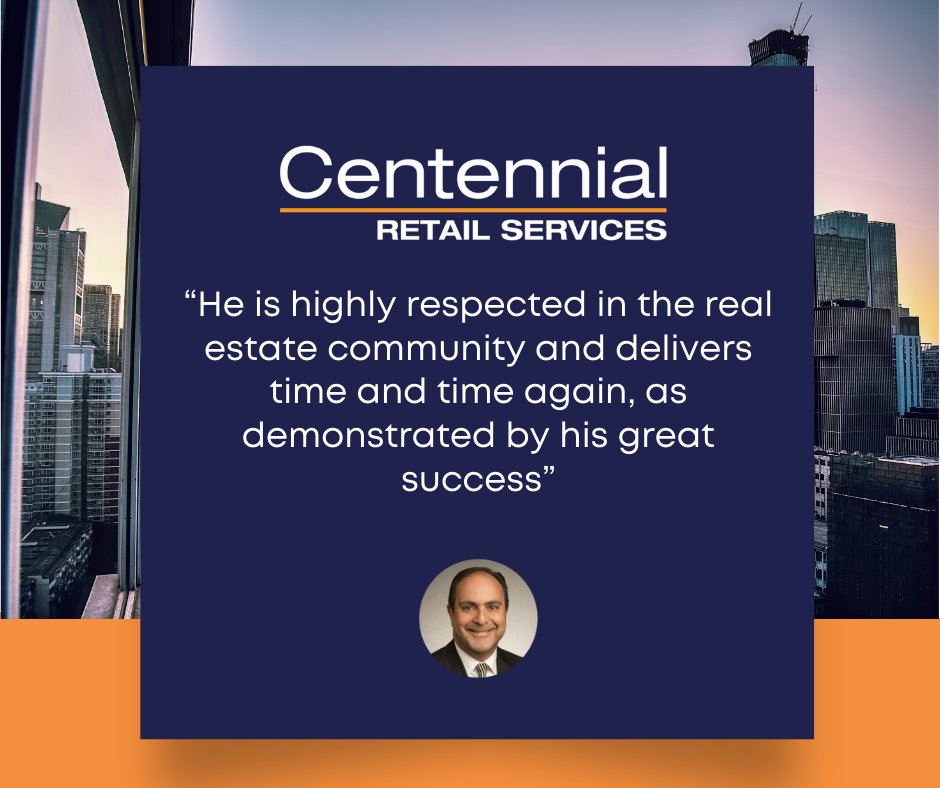 An excellent testimonial from one of our valued clients. 

Contact us today:
info@centenretail.com
615-234-4900 

#testimonial #success #clientcentric #marketspecialists #commercialrealestate