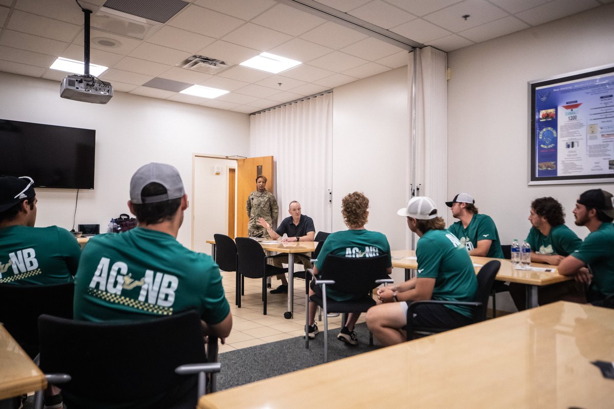 USF Baseball (@usfbaseball) on Twitter photo Last week we had the privilege of going to MacDill Air Force Base to visit with members of the Wounded Warriors Project.
#HornsUp 🤘 #CarryTheBoat
<a href="/Enhancing_U/">USF Student-Athlete Enhancement</a> Last week we had the privilege of going to MacDill Air Force Base to visit with members of the Wounded Warriors Project.
#HornsUp 🤘 #CarryTheBoat
<a href="/Enhancing_U/">USF Student-Athlete Enhancement</a>