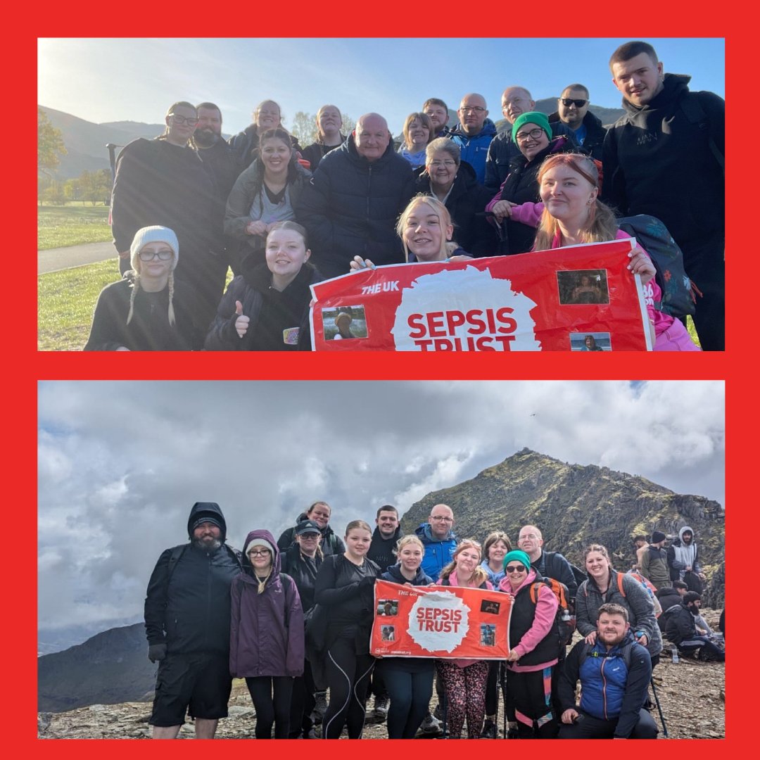 Thank you so much to Selina Stringer and her family for climbing Mount Snowdon in aid of UKST, raising an incredible £2,050 in the process. Fundraising like Selina’s helps us support those affected by sepsis – thank you 🧡 Learn about fundraising for us: sepsistrust.org/fundraising