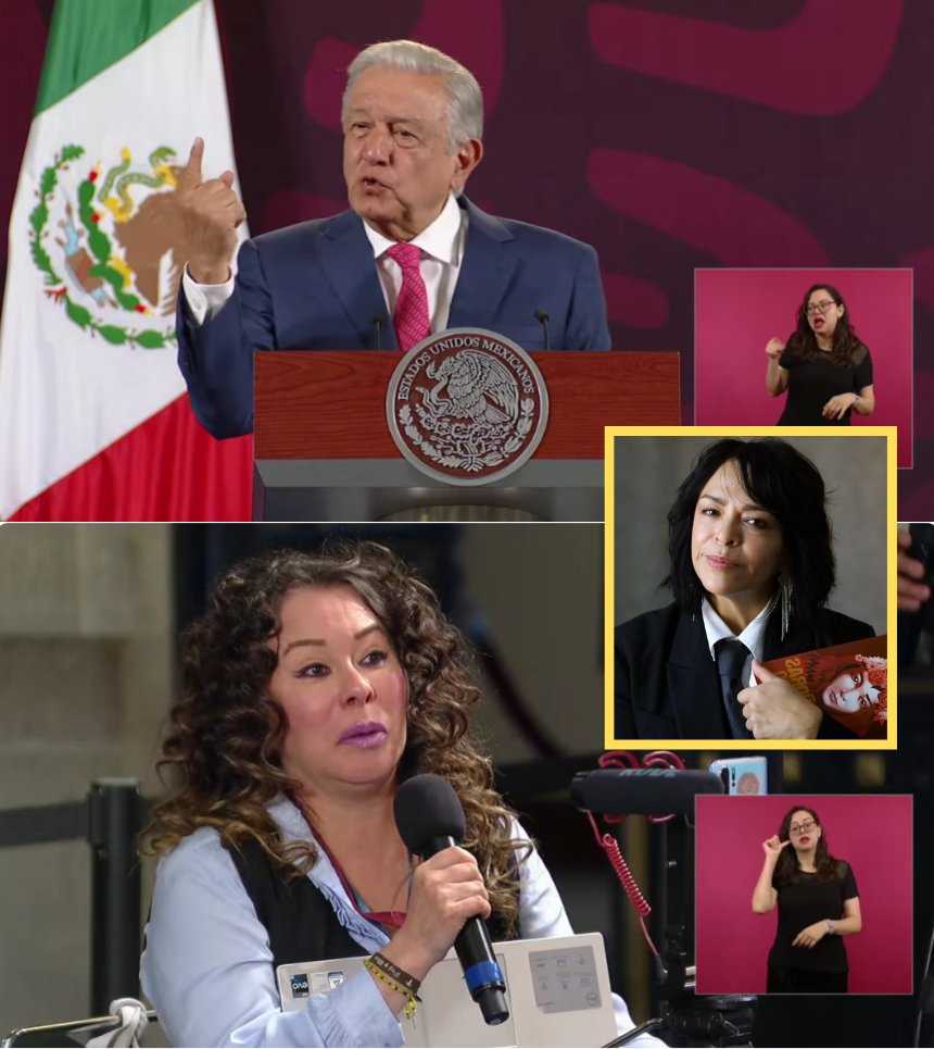 🔴🔴Tómala
AMLO acaba a Anabel Hernández y a su nuevo libro y la reta abiertamente a presentar pruebas. Una sola prueba que justifique lo que acusa:

"No presentan ni una sola prueba, son unos vil calumniadores. ¡Una sola prueba! y los convoco, los emplazo a que presenten