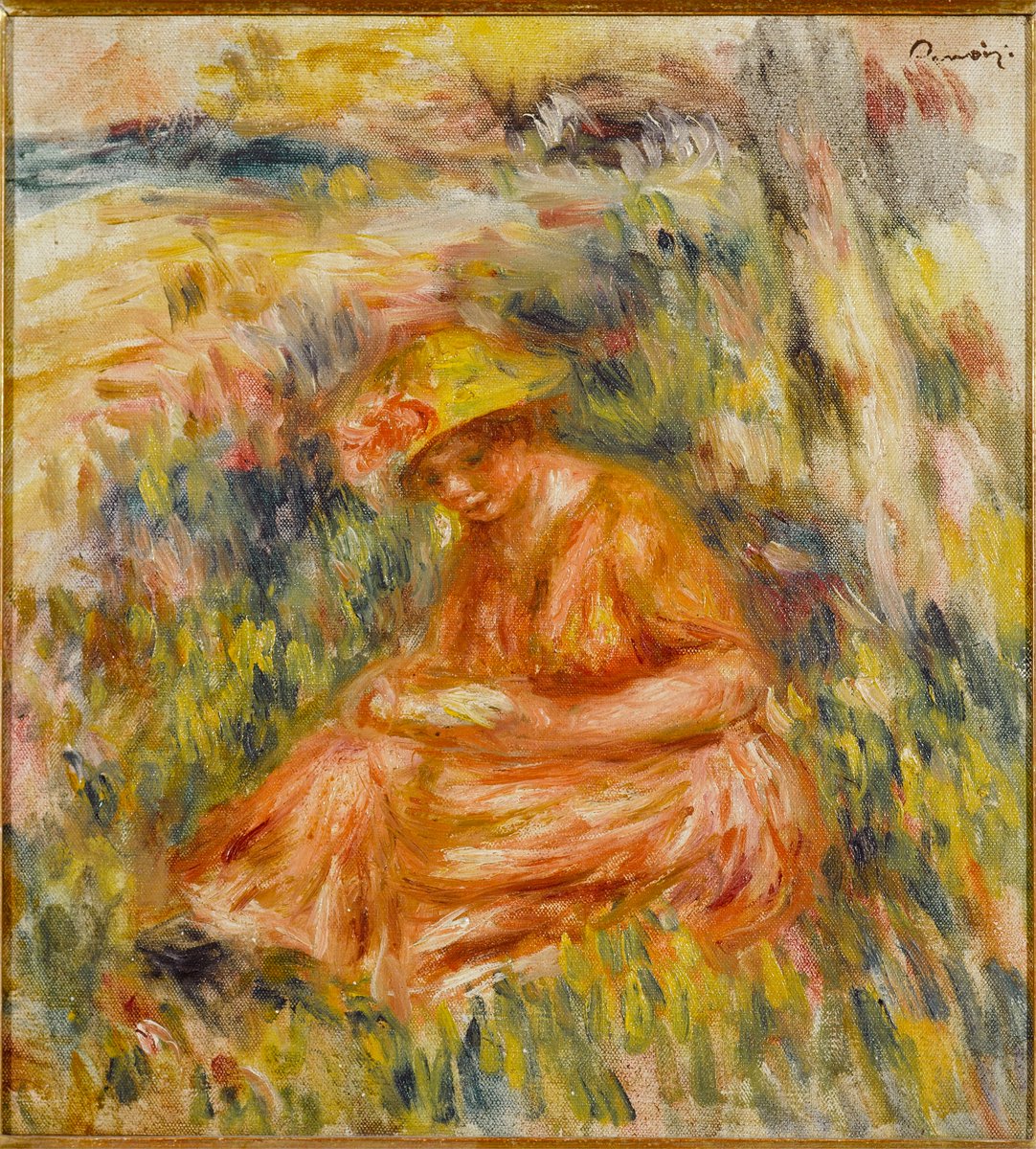 ☀️ Le #PetitPalais conserve ce tableau réalisé par Auguste Renoir en 1917.