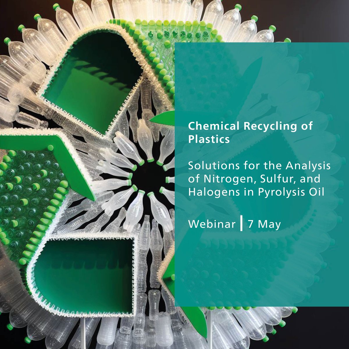 Chemical recycling holds the key to keeping plastics in the loop. 

Sign up for the webinar: register.gotowebinar.com/register/46126…

#recycling #plastics #plasticrecycling #chemicalrecycling #plastic #recycle #metrohm #pyrolysisoil #plasticproduction