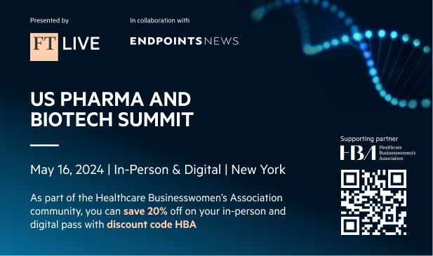 Join the @FTLive US Pharma and Biotech Summit to learn how the new market cycle will finance the next period of investing in innovation. Register now and save 20% with code HBA : bit.ly/3U8hah7 #FTPharma @endpts #HBAimpact #genderequality #healthequity #healthcare