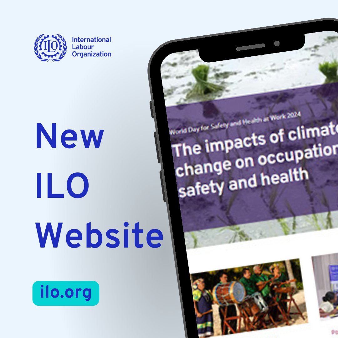 📢Our new website has just launched! Discover a more user-friendly experience that's optimized for all devices. 📲Explore our fresh design and easy navigation today: ilo.org
