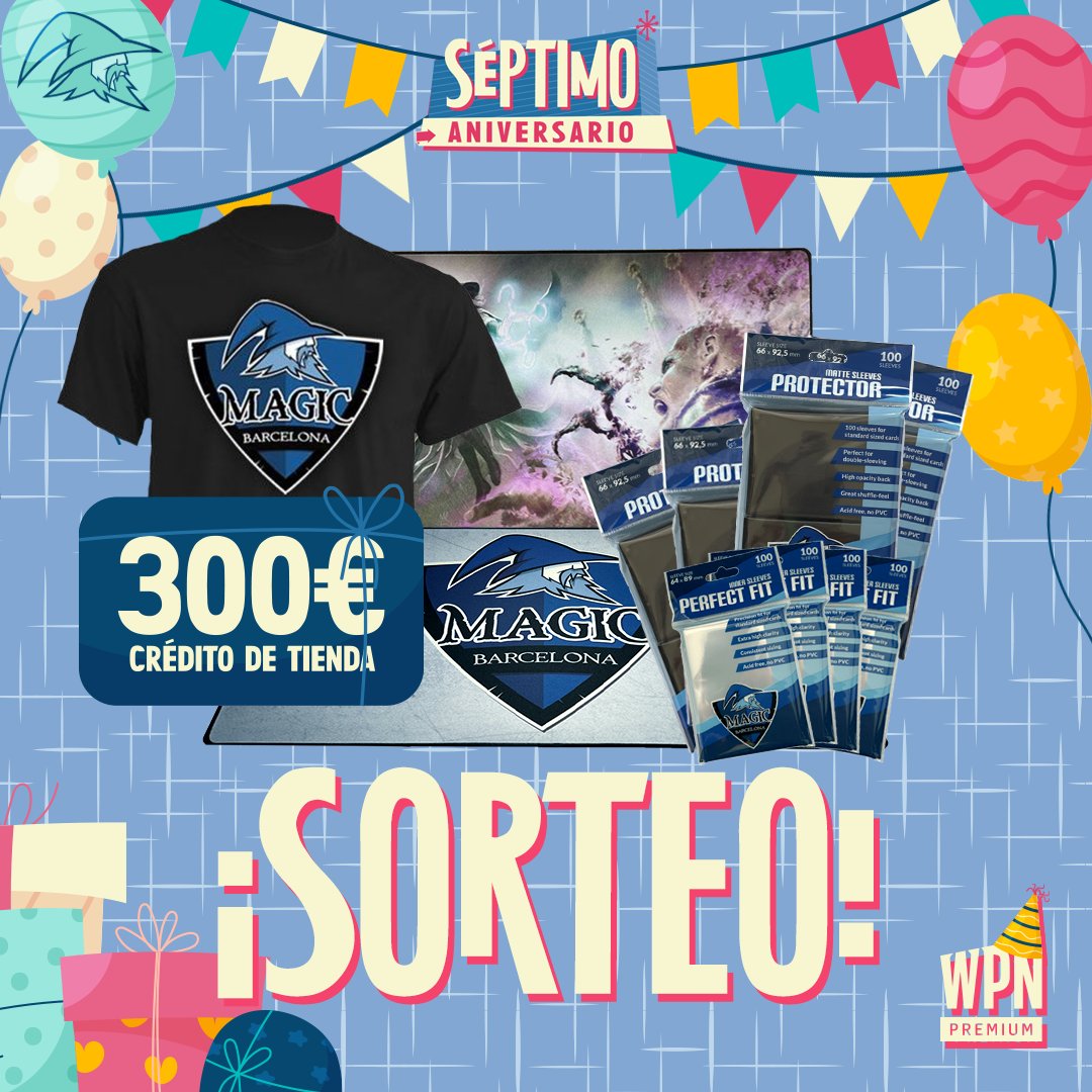 🎉 ¡En Magic Barcelona estamos de celebración! Y sorteamos un pack de productos de @MagicBarcelona_ y ¡un cheque de 300€ en crédito de tienda! ¿Cómo participar? ⤵️ 🔹 Sigue a @MagicBarcelona_ 🔹 Like y RT 🔹 Etiqueta a 2 amigos ¡Tenéis hasta las 09:59 del lunes 27 de mayo!