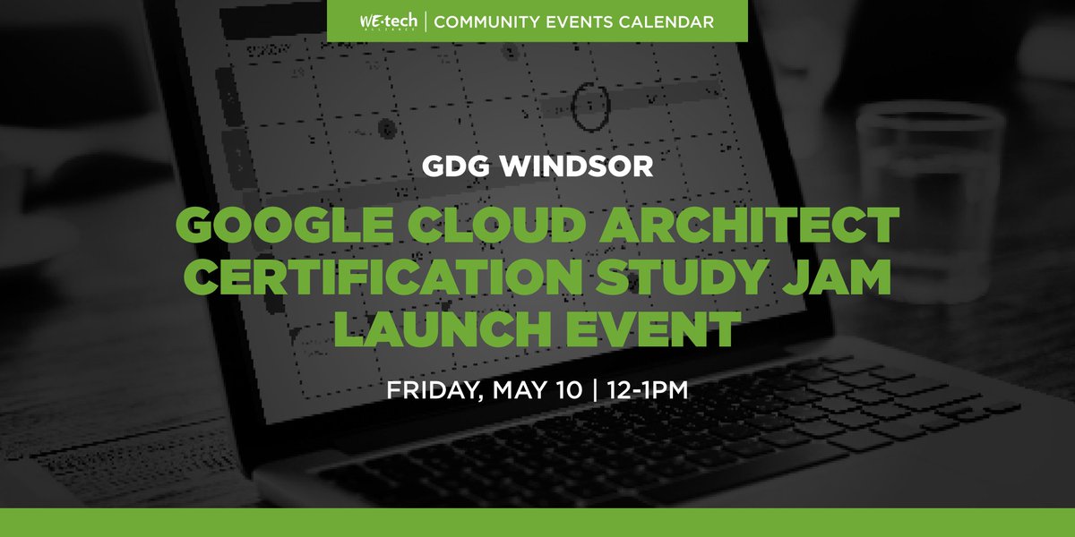 Join @GDGWindsor for their first weekly study jam session to help you prepare for @googlecloud certification. FRI MAY 10 | 12-1PM | @UWindsor Advanced Computing Hub, 300 Ouellette Ave. Details: ow.ly/osbx50Rqjoh More events: wetech-alliance.com/events