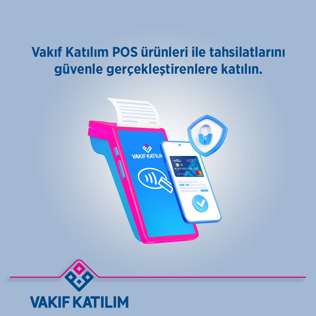 Vakıf Katılım POS hizmetleriyle henüz tanışmadınız mı?

•Yazar Kasa POS
•Sanal POS
•MobildePOS
•Mobil GPRS POS
•Sabit ADSL POS
•Mail Order
•Taksitli Sanal POS
Hizmetlerimiz hakkında detaylı bilgi için web sitemizi ziyaret edin.

#VakıfKatılım #POS