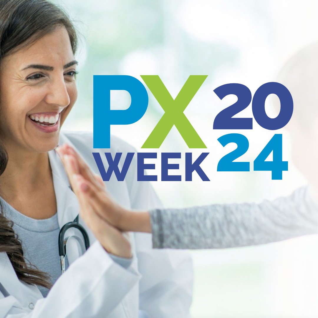 Happy PX Week! From nurses and physicians to support staff and executive professionals to patients, families, and communities served, the Institute hopes to bring together healthcare organizations across the globe to observe PX Week. Learn More ow.ly/M2jZ50RqLUO
