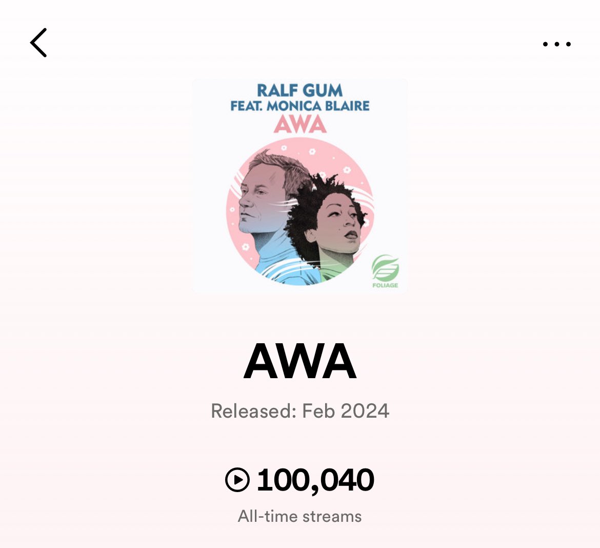 1 0 0 K on @Spotify