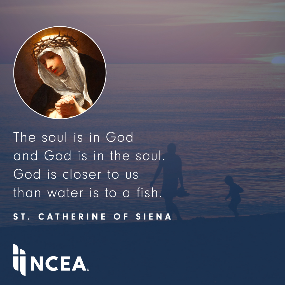St. Catherine of Siena, Virgin and Doctor of the Church, pray for us!