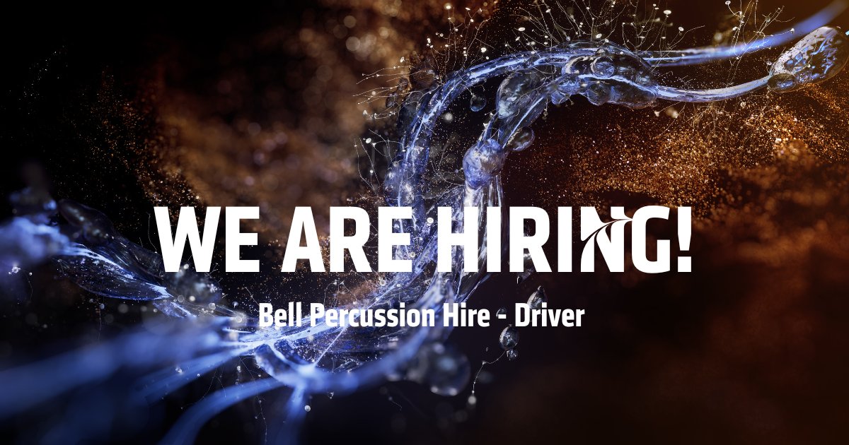 Join our Bell Percussion Hire Team to deliver and collect percussion equipment from customers as well as help with the warehouse duties. 🚚 🗓️ Application deadline: 3 May ℹ️ More information: bit.ly/bellpercussion