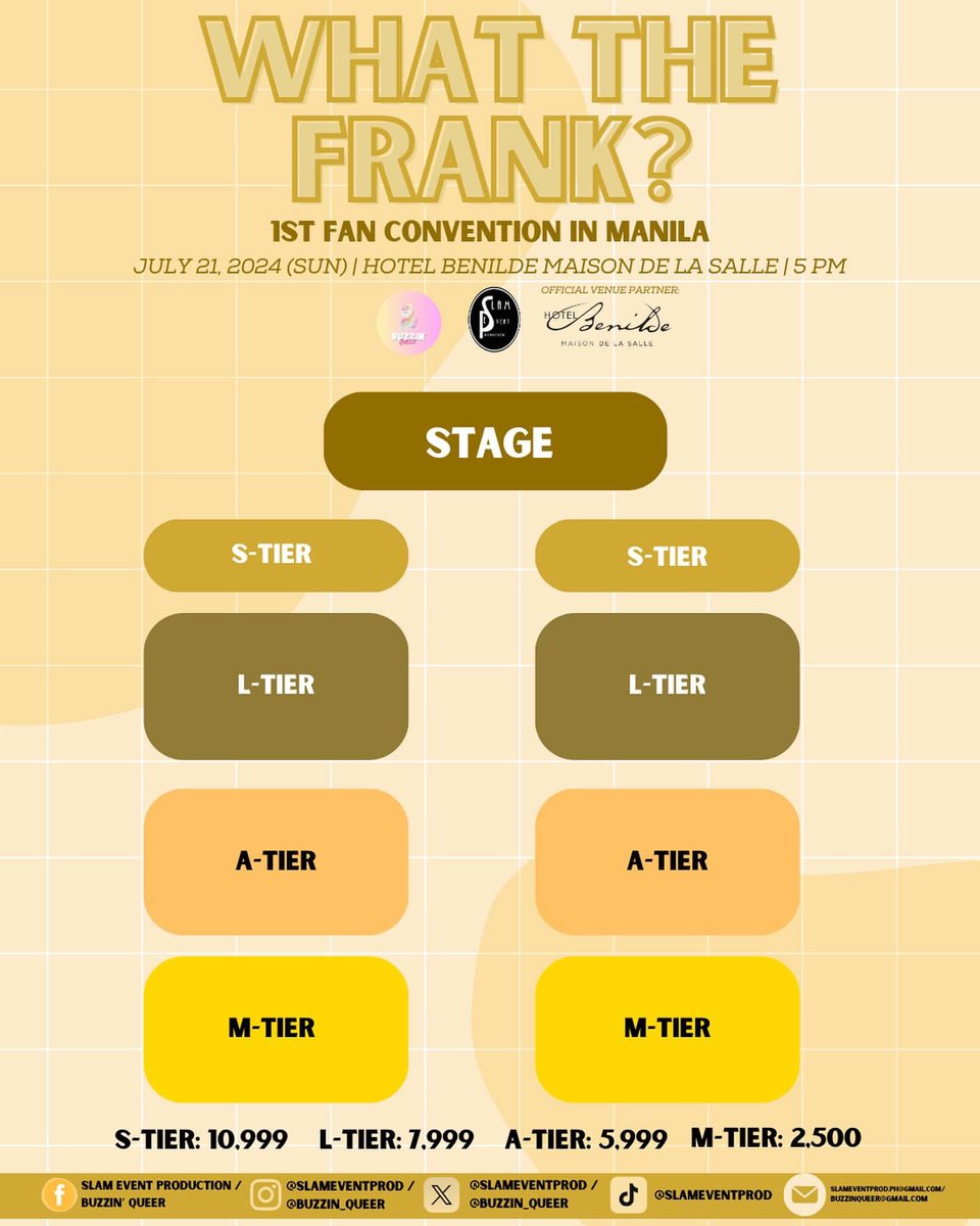 With @FThanatsarun by our side, let's create memories that will last a lifetime. Join him as he embarks on a journey to the Philippines for his solo fan meeting 'What the Frank: 1st Thai Fan Convention in Manila' will happen on July 21, 2024, at the Hotel Benilde, Manila.