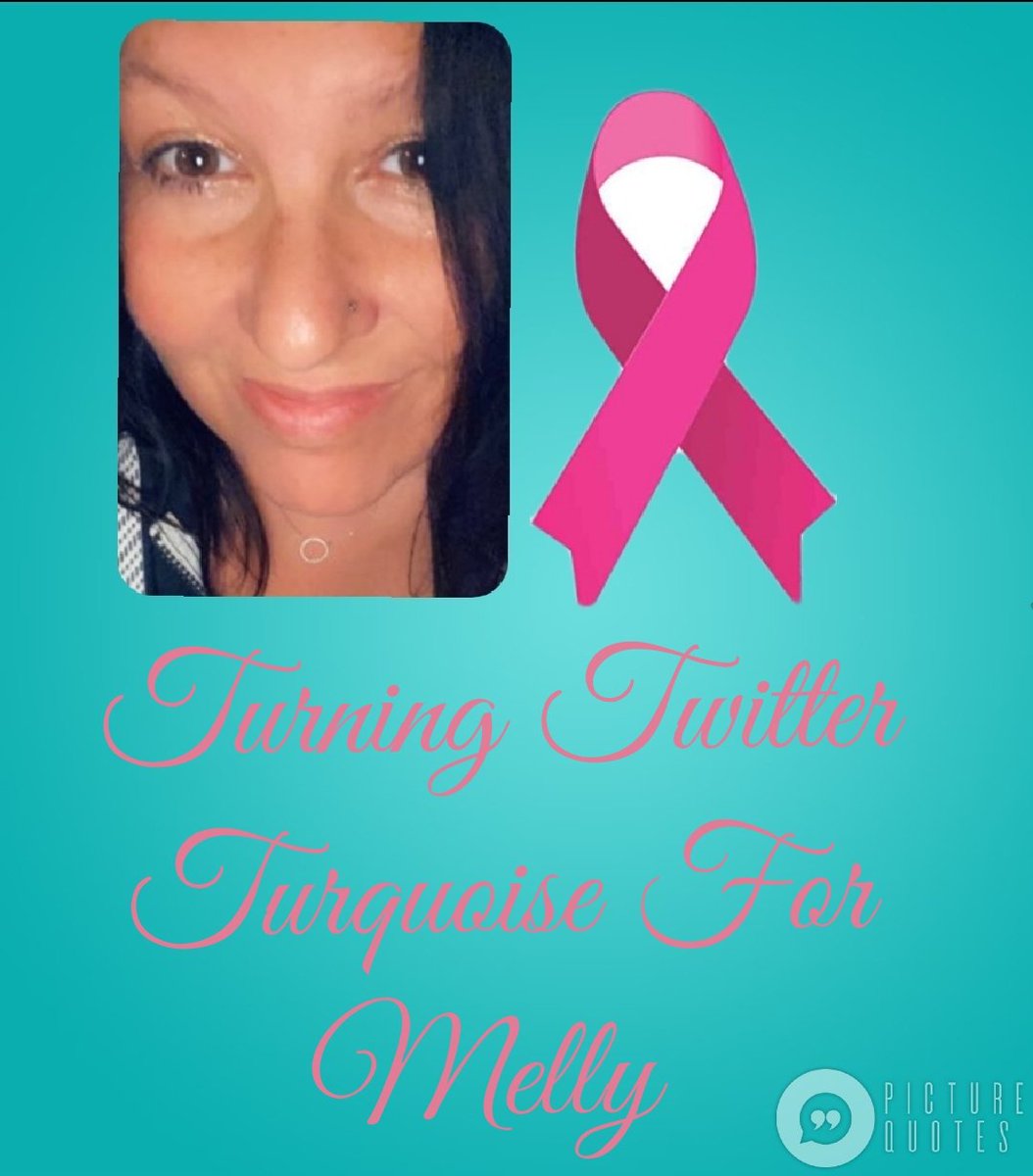 Fam, one week from today, our girl @mellylovesvols will ring the bell! It's been a long and tough journey for her, so to honor her we will be turning Twitter Turquoise once again to show our support. I am tagging a bunch of you so please share. Wear your turquoise on May 6th.