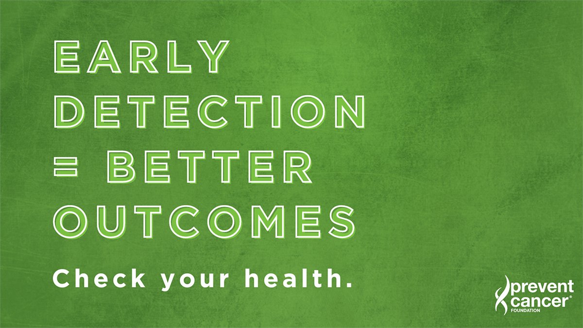 Most people don’t experience signs or symptoms of cancer until it’s in advanced stages. But you don’t need to wait for symptoms to check your health through cancer screening tests. Learn more during Cancer Prevention and Early Detection Month: vist.ly/3466t