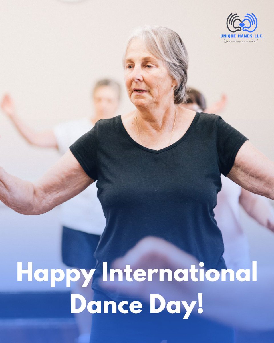 Happy #internationaldanceday! Did you know dancing 5 to 6 times a week can improve energy levels, and reduce the risk of high blood pressure, diabetes, and heart disease in older adults? Encourage your loved ones to dance today! 💃

#elderlycare #elderlyhealth #fitover70 #bham