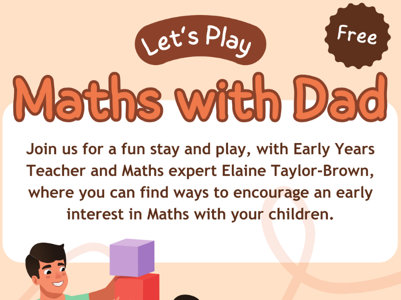 Join us for a fun stay and play session with Early Years Teacher and Maths expert savs-southend.org/event/maths-wi…