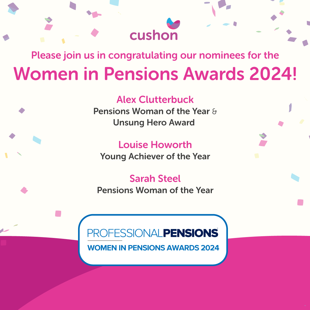 Congratulations to our nominees in the @ProfPensions Women In Pensions Awards 2024! Well deserved and a testament to their hard work and dedication in disrupting the world of pensions. Good luck to all of the nominees! #WomenInPensions #Awards
