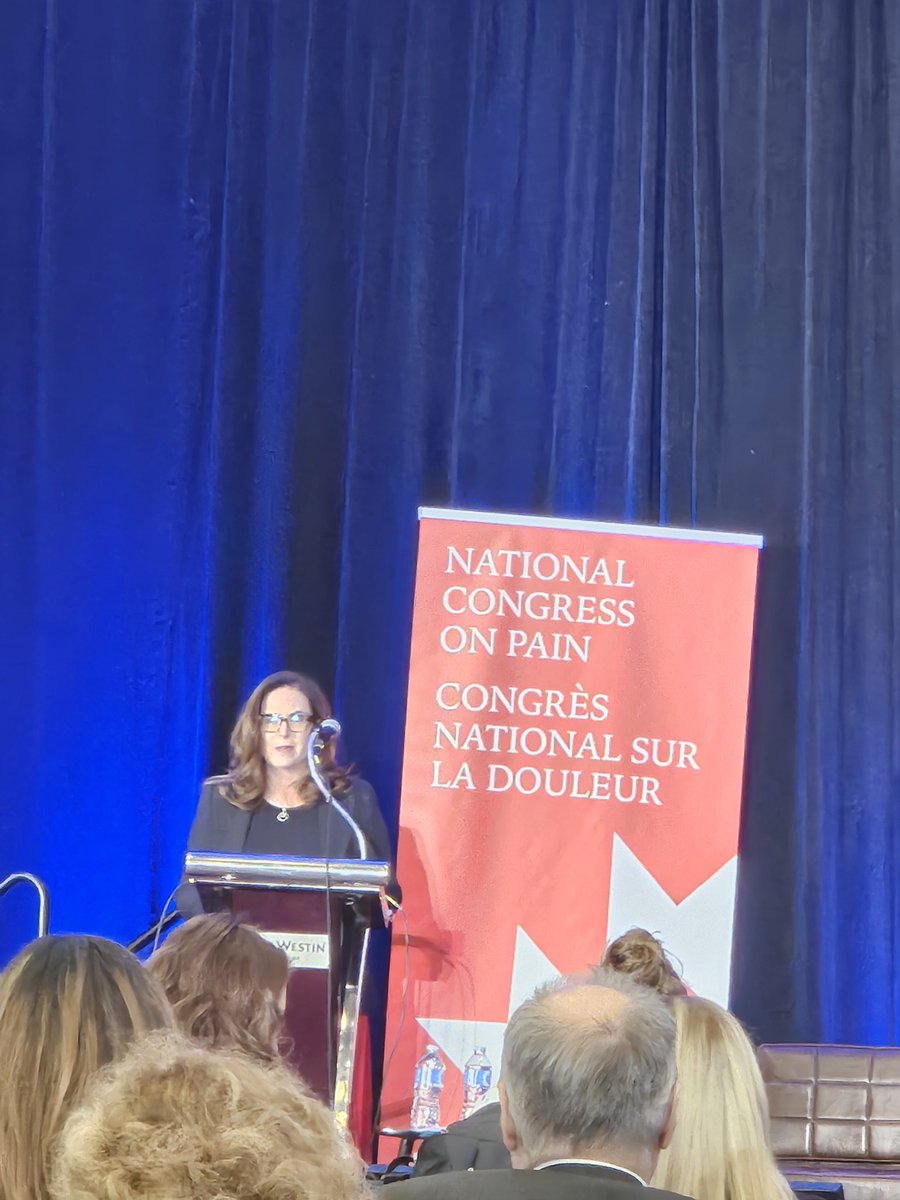 @YaaraSaks, Canadian Minister of Mental Health and Addictions, speaks to the National Pain Congress: 'People in pain need to be seen and heard...' #CanadianPain24 @CanadianPain