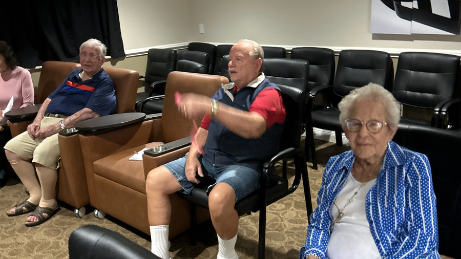 Residents 'STRIKE' up the fun with Wii Bowling in the theater! 🎳

#nevertooold #seniorliving #melbournefl #assistedlivingfl #spacecoast #seniorlife #independentliving

suntreeseniorliving.com

📽️🎬WATCH LIVE📽️🎬 ⭐24/7⭐
ChateauMadeleine.Live
Assisted Living License #: AL13351