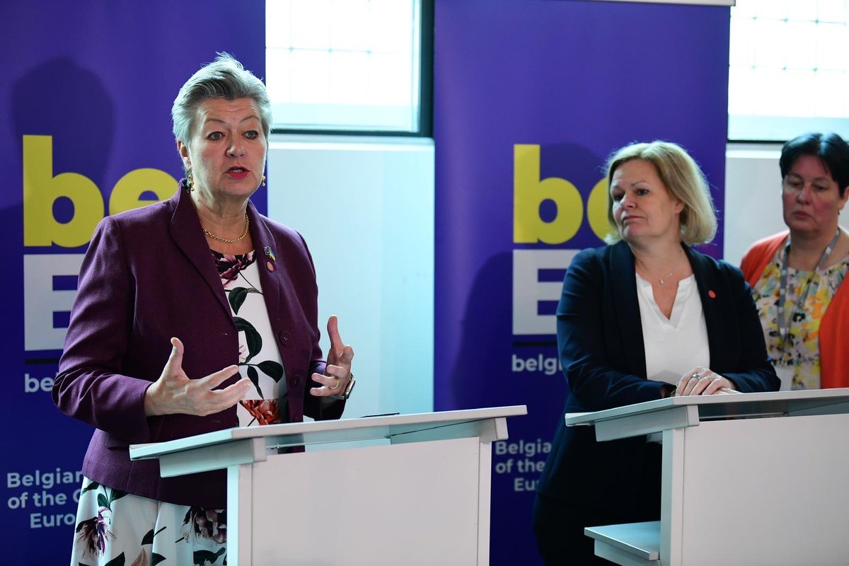 We're showing the world Europe can agree to manage migration in a comprehensive way. Thank you @NancyFaeser for your leadership in rebuilding trust in the Council. See our joint press point here: audiovisual.ec.europa.eu/en/video/I-256…