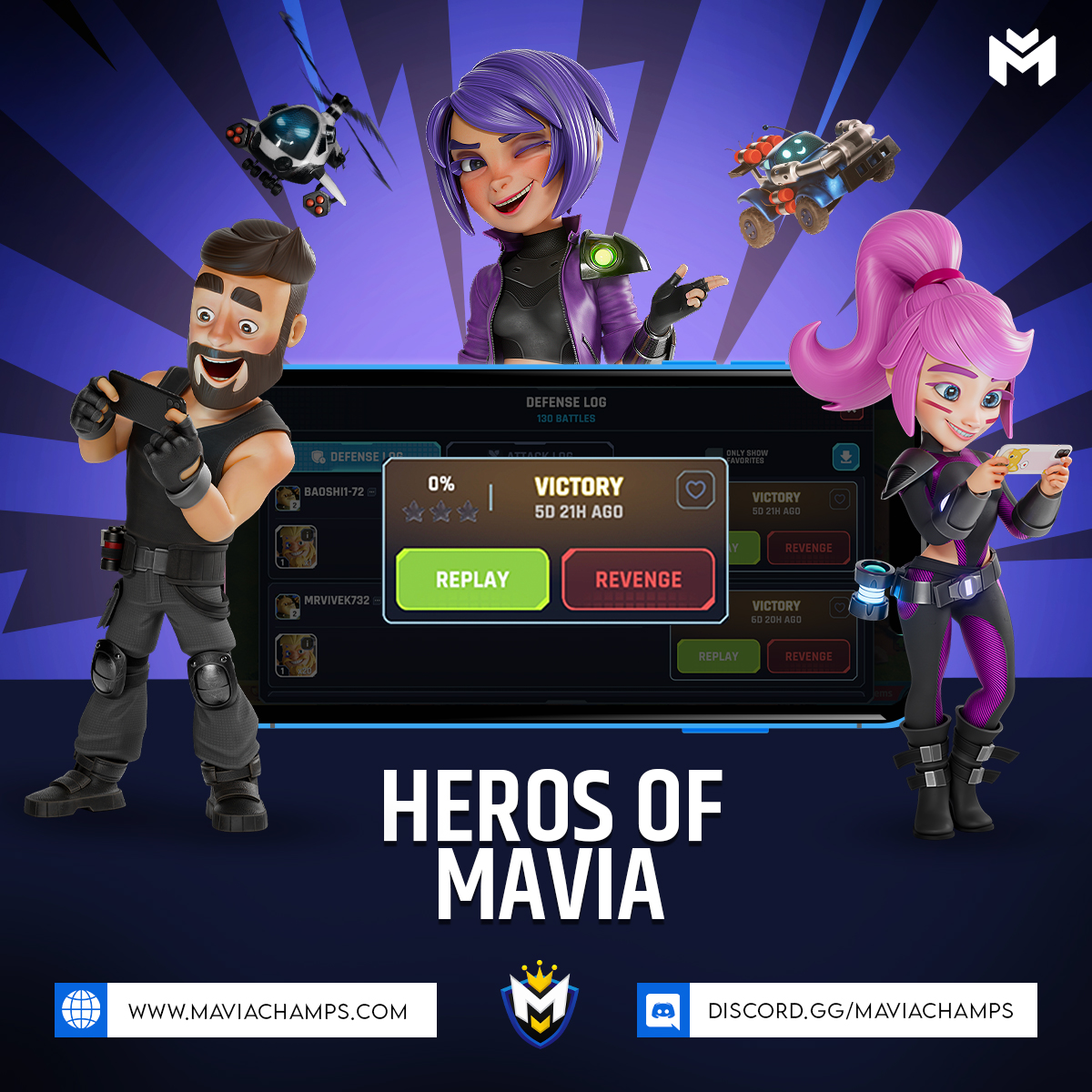 maviachamps's tweet image. How many defenses have you won in @MaviaGame? 🔰

🔁 Retweet if you’re eagerly waiting for Pro Bases from Mavia Champs!