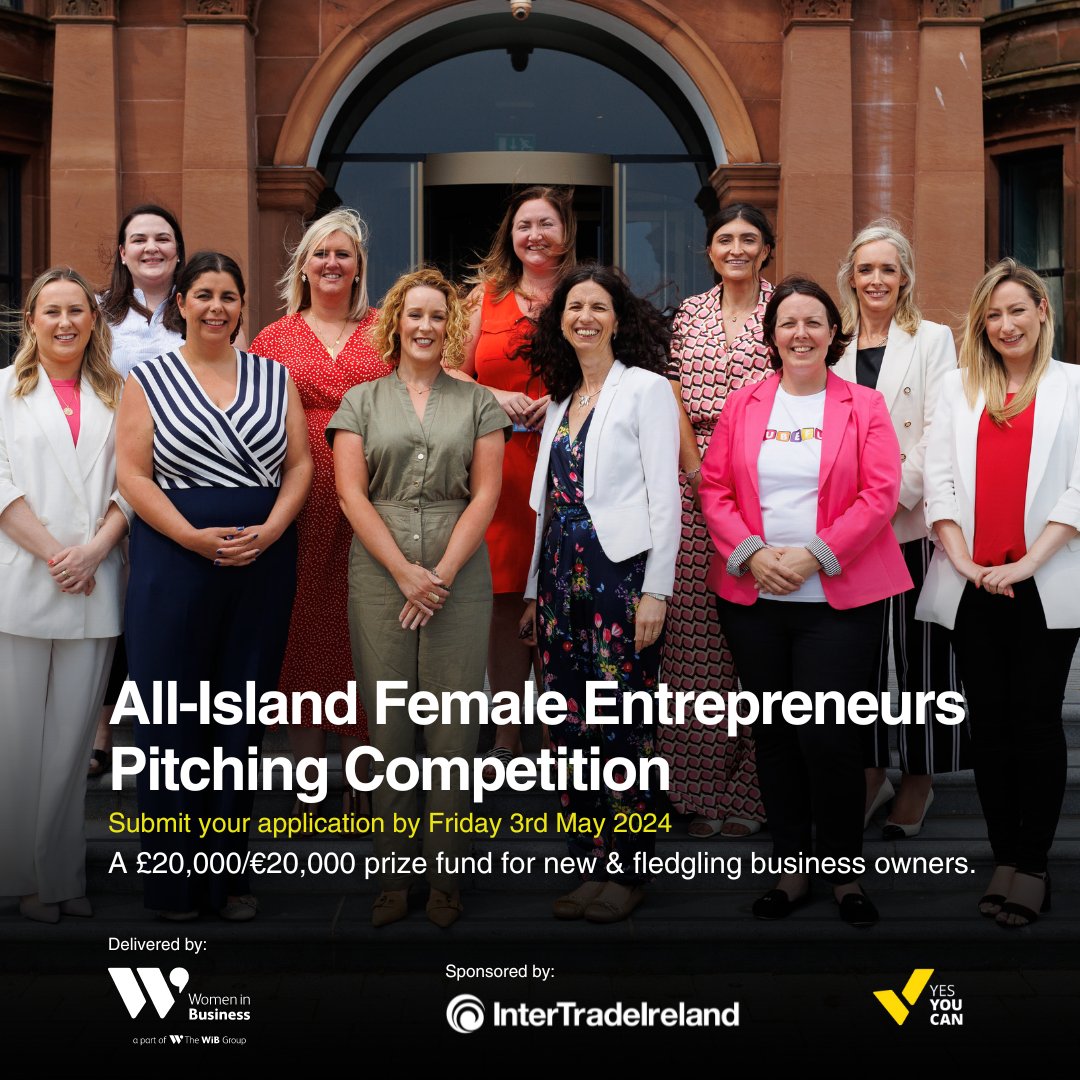 Are you a female entrepreneur interested in securing a share of £20,000/€20,000 for your business idea? 💡 We are pleased to support @wibni All-Island Female Entrepreneurs Pitching Competition, designed to assist new and emerging business. Enter now: eu1.hubs.ly/H08SBNf0