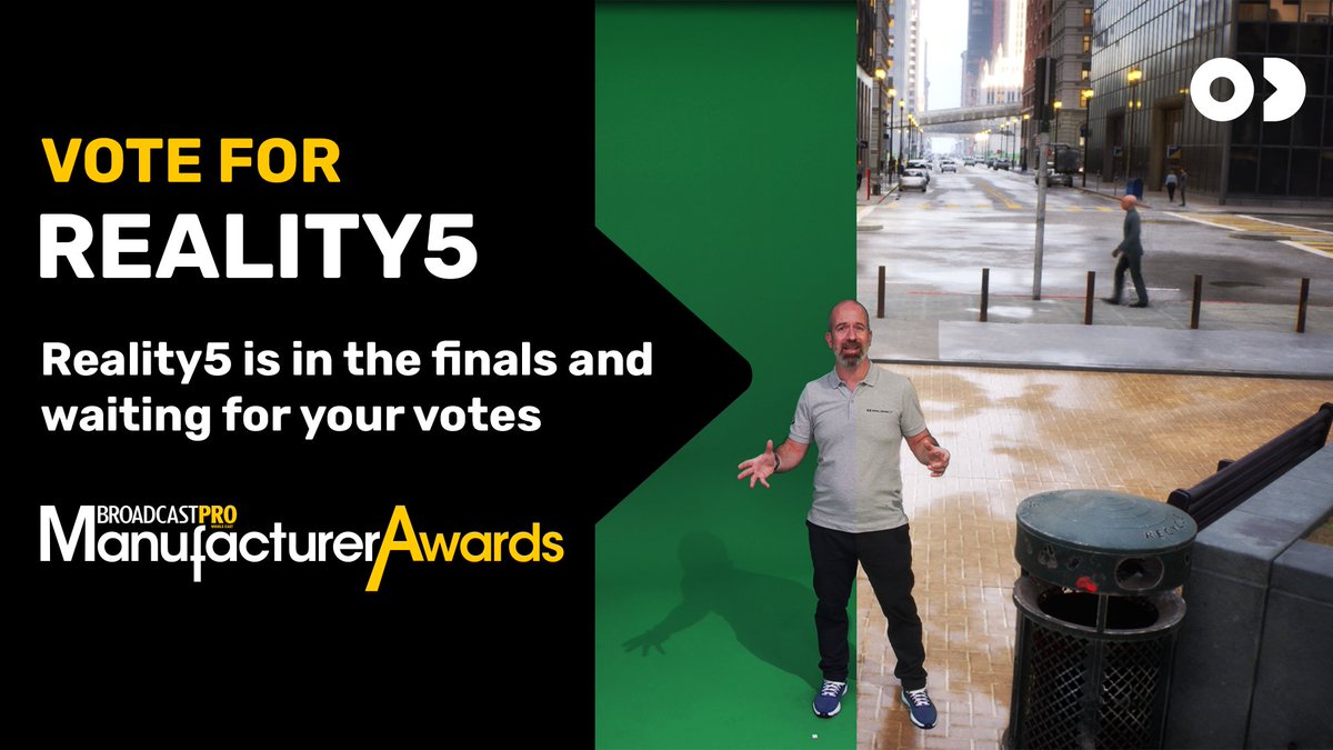 Reality5 is in the finals of BroadcastProME Manufacturers Awards!

Our virtual production platform is ready to grasp another glory in Immersive Media category with your votes.

You can vote for Reality5 under Immersive Media section here:
broadcastprome.com/mawards/voting…