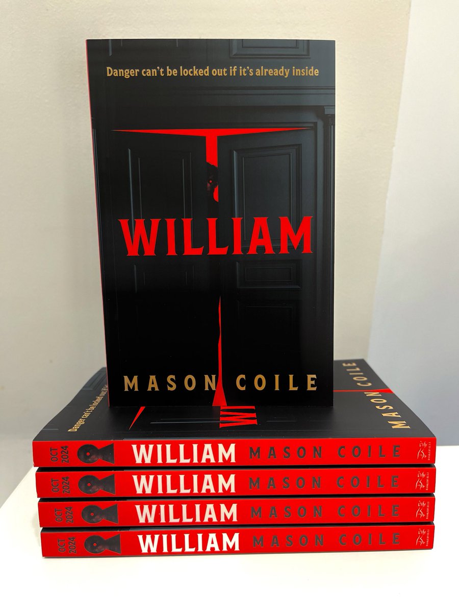 Proofs are just in for WILLIAM by Mason Coile, a chilling slice of literary horror. Henry, a reclusive inventor, has created his crowning achievement, William. But what happens when William starts to take control. . . Frankenstein meets Black Mirror, this is up all night reading.