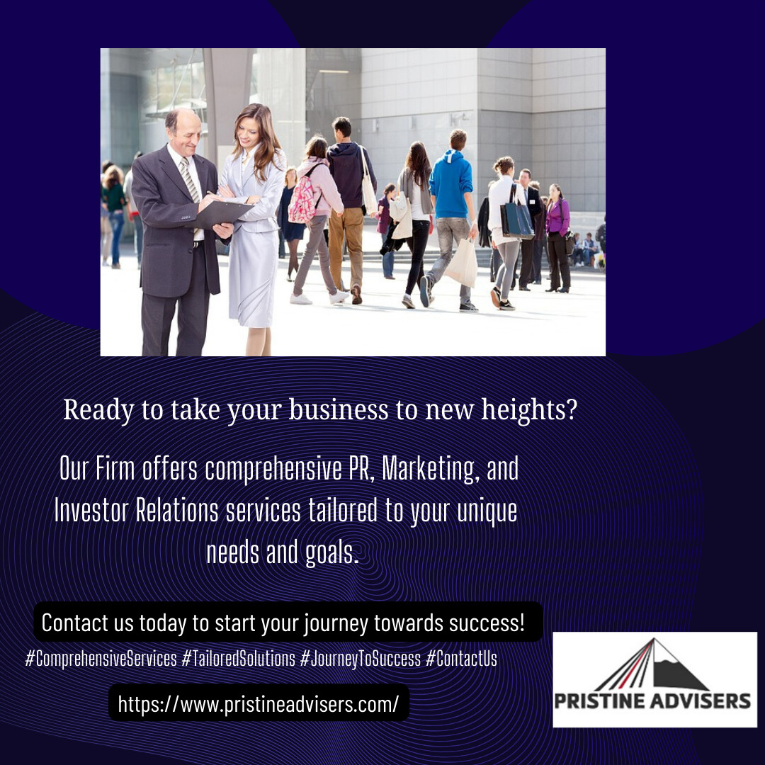 Ready To Scale Up?😅
Ask about how my 33+ years of award-winning service can help YOU and YOUR business succeed.

To learn more:
pristineadvisers.com

#digitalmarketing #businessgrowthstrategies #businessmastery, #publicrelationsfirm #investorrelations #publicrelations