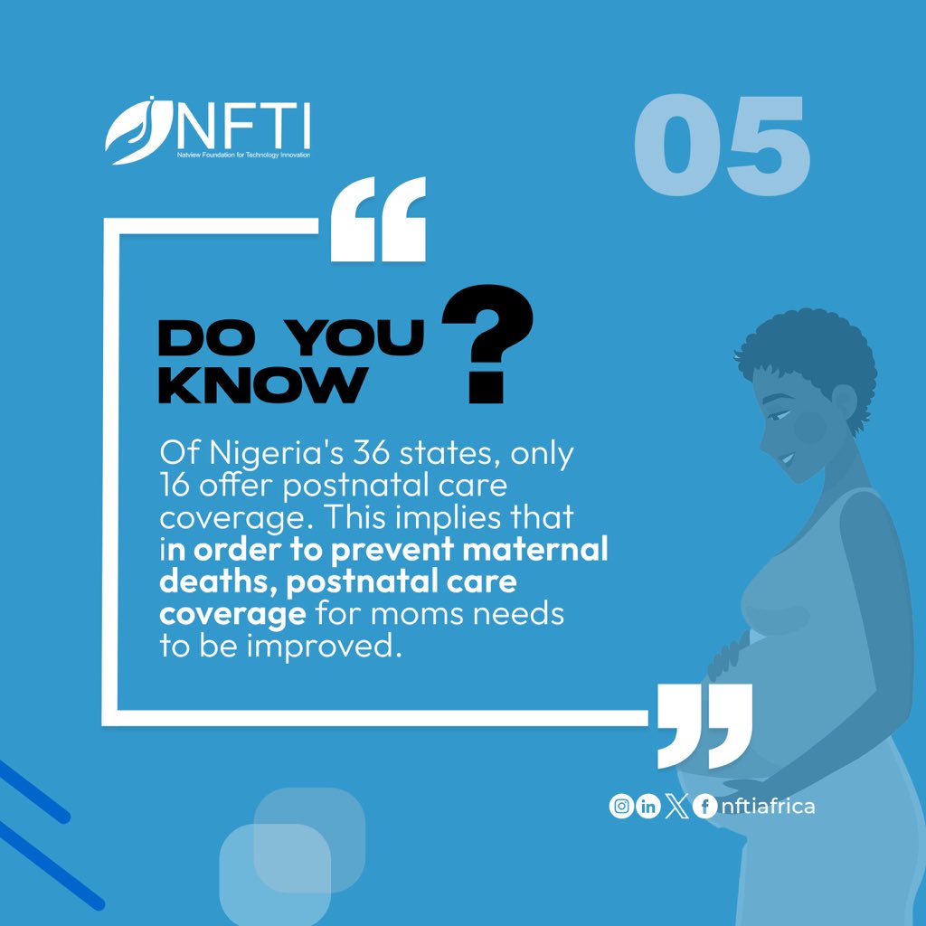 Key stakeholders and Nigerians in general must work together to increase access to pre and postnatal care and accomplish SDG 3.1 by 2030.
What role do you think data can play in reducing maternal mortality rate in Nigeria?

#data4socialgood.