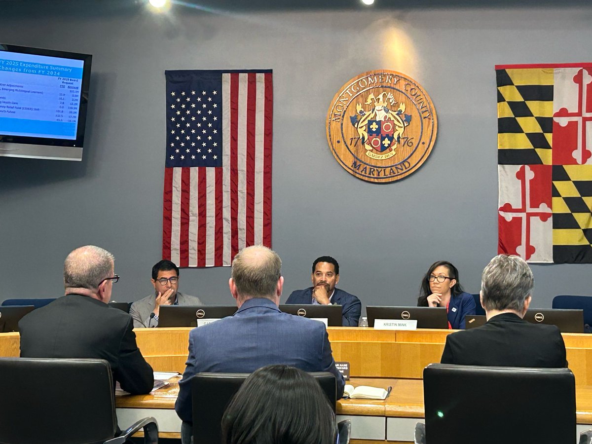 Happening Now: The Education & Culture Committee is meeting on the FY25 operating budget for Montgomery County Public Schools. Today, we are focusing on staffing, vacancies, contractual services, special education, compensation, and benefits. WATCH: youtube.com/live/ucOU_a2qg…