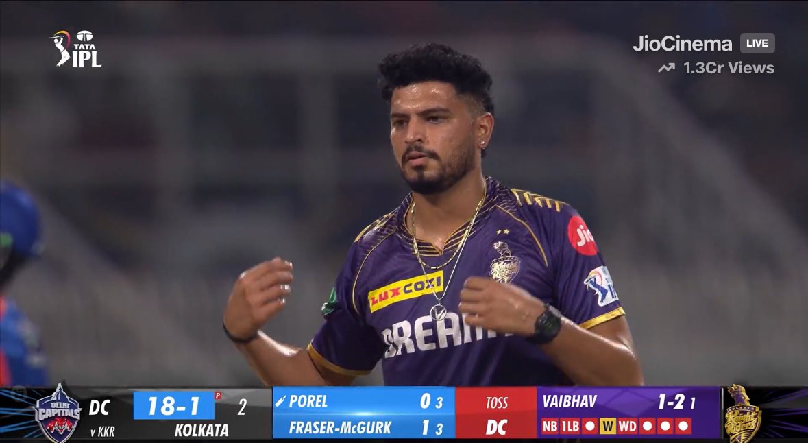 WHAT AN OVER 🤩🔥‼️

#KKR
