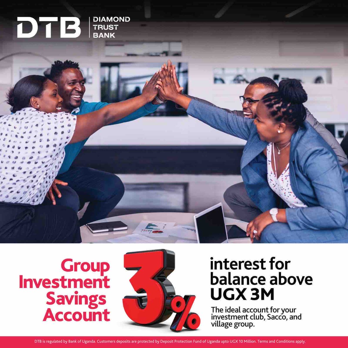 No investment goal is too big. Open a DTB Group Investment Savings Account and start the journey to financial growth. Visit any of our branches or call toll free 0800 242 242 for support. #Investment #savings #BankWithUsBankOnUs