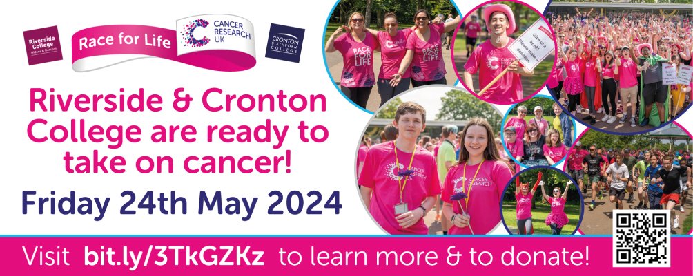 Join us for our Race for Life on Friday 24th May at 12pm at Victoria Park, Widnes, in support of @CR_UK! Don't miss out – secure your spot by signing up here: bit.ly/raceforlifesig…🌟 Help us reach our target of £6k: bit.ly/3TkGZKz.