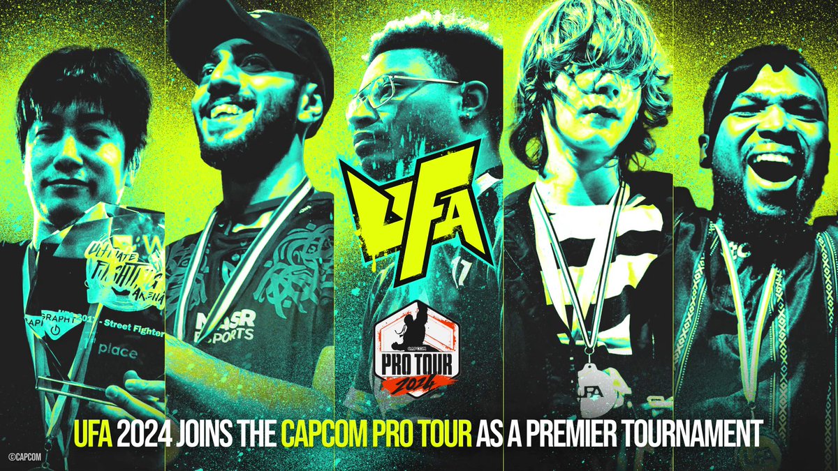 Since 2017, 5 players have become UFA legends. This year, the UFA champion will qualify directly for Capcom Cup 11. #UFA2024 is part of the Capcom Pro Tour as a Premier tournament. Who do you see winning UFA 2024?