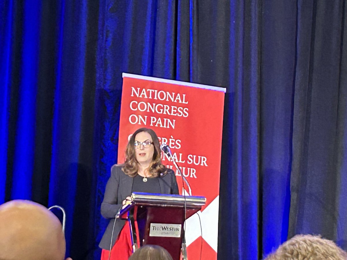 Honorable Minister Saks says” people living with pain need to be seen and heard and treated with the compassion they deserve” #paincanada2024