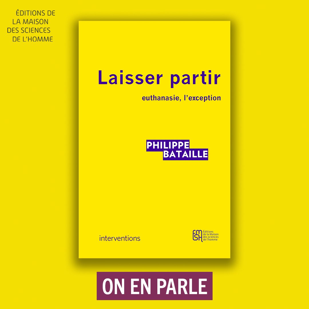 📣ON EN PARLE @femmeactuelle a recueilli l'avis de P. Bataille de l'@EHESS_fr à propos de l'actuel projet de loi sur la fin de vie, qu'il qualifie d''intelligent' 📰Le dossier sur la fin de vie est à retrouver dans le n° du 27/04 👉En savoir + sur le 📘 : shorturl.at/dsuwB