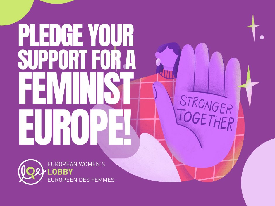 📢#womensrights are not only a #women’s issue. Join the @EuropeanWomen & strive to put women’s rights high on the #EU agenda for the next 5 years! 👉#euelections2024 Spitzenkandidaten: show your commitment, sign our pledge: bit.ly/EWLPledge2024 📝 #MaastrichtDebate