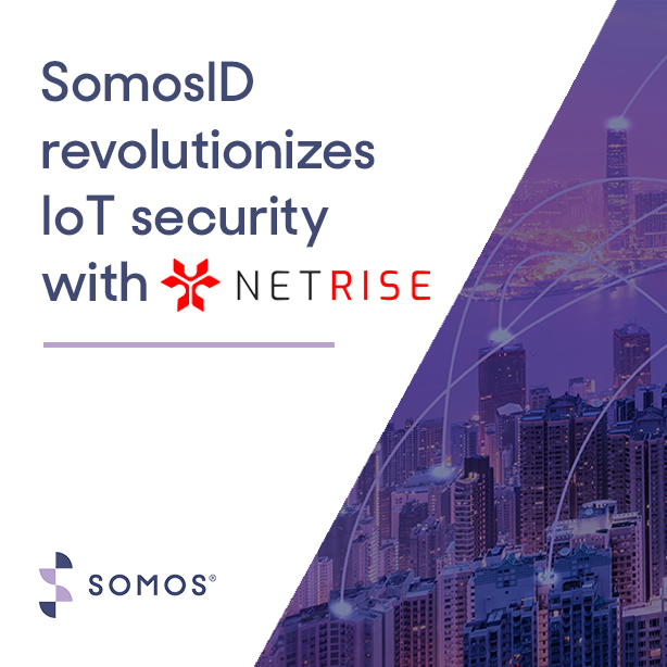 “Somos is thrilled to leverage NetRise’s best-in-class firmware analysis capabilities to meet the striking increase in cyber-attacks on IoT devices.” Learn how SomosID for IoT is changing the game in how we approach IoT security with our new partnership: bit.ly/3JD48lJ