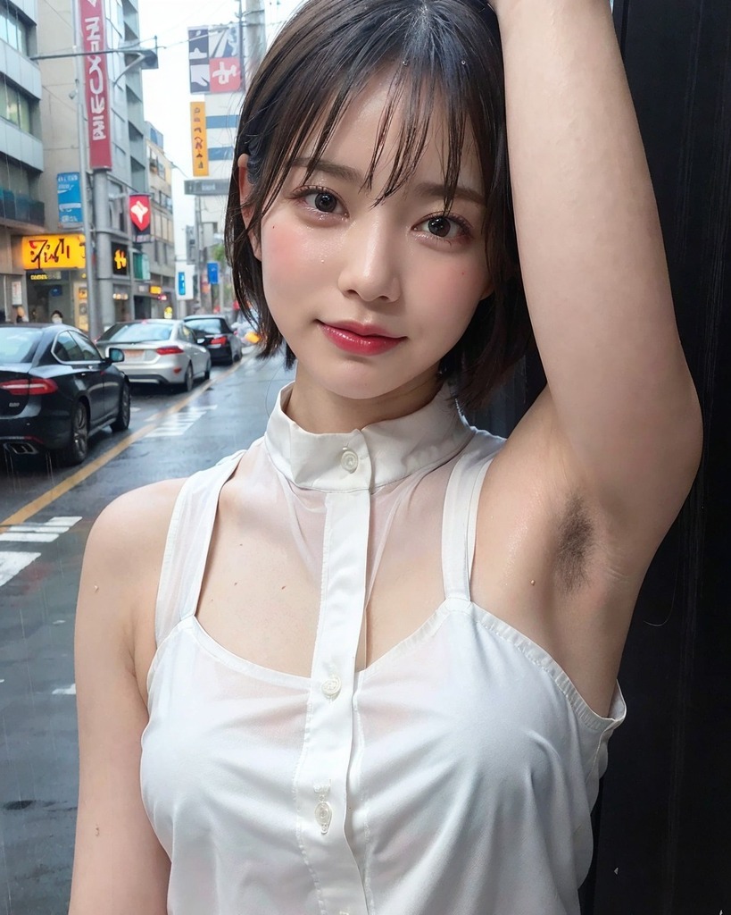 GWだけどなんか雨模様だね。ワキ毛見る？
It's Golden Week, but it looks like it might rain. Wanna see some armpit hair?

#AIグラビア #armpit #AI美女 #ワキ #AIart #AIartwork #aiphotography #ワキフェチ