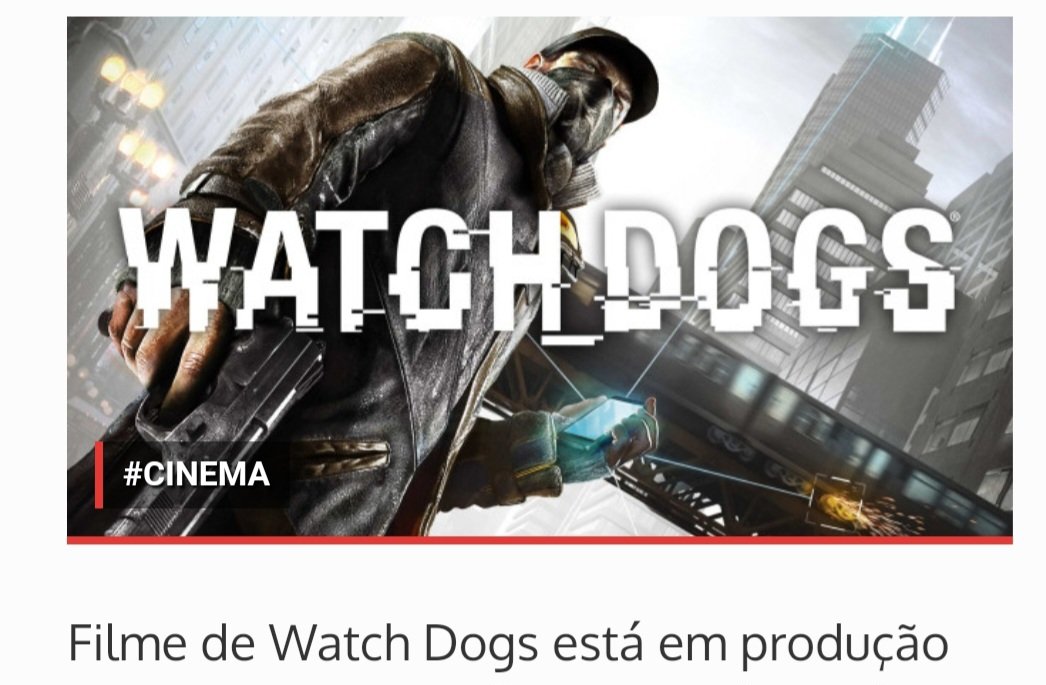 Se o jogo já é bom imagina o filme
Ainda mas se for conforme a saga do jogo aí pega o watch dogs, watchdogs 2 e o legion