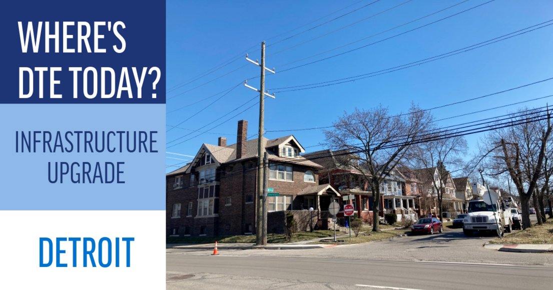 Crews have been upgrading our infrastructure on Charlevoix Avenue in Detroit’s Islandview neighborhood to improve electric reliability. We’re replacing miles of wires, poles & other equipment to ensure long-term improvements for our grid. Get the details spr.ly/6016bhaLn
