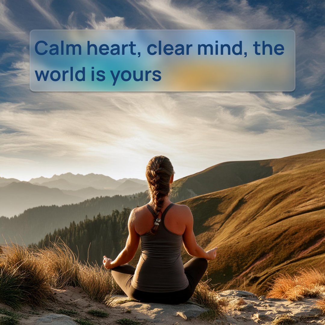 Find your inner peace, and let it guide you to professional excellence. 🌄✨

Approach your career with a calm heart and clear mind to unlock your true potential. 

Embrace the present, and let it fuel your success in the workplace. 🧘‍♀️

#ClearMind #CalmHeart #ProfessionalMindset
