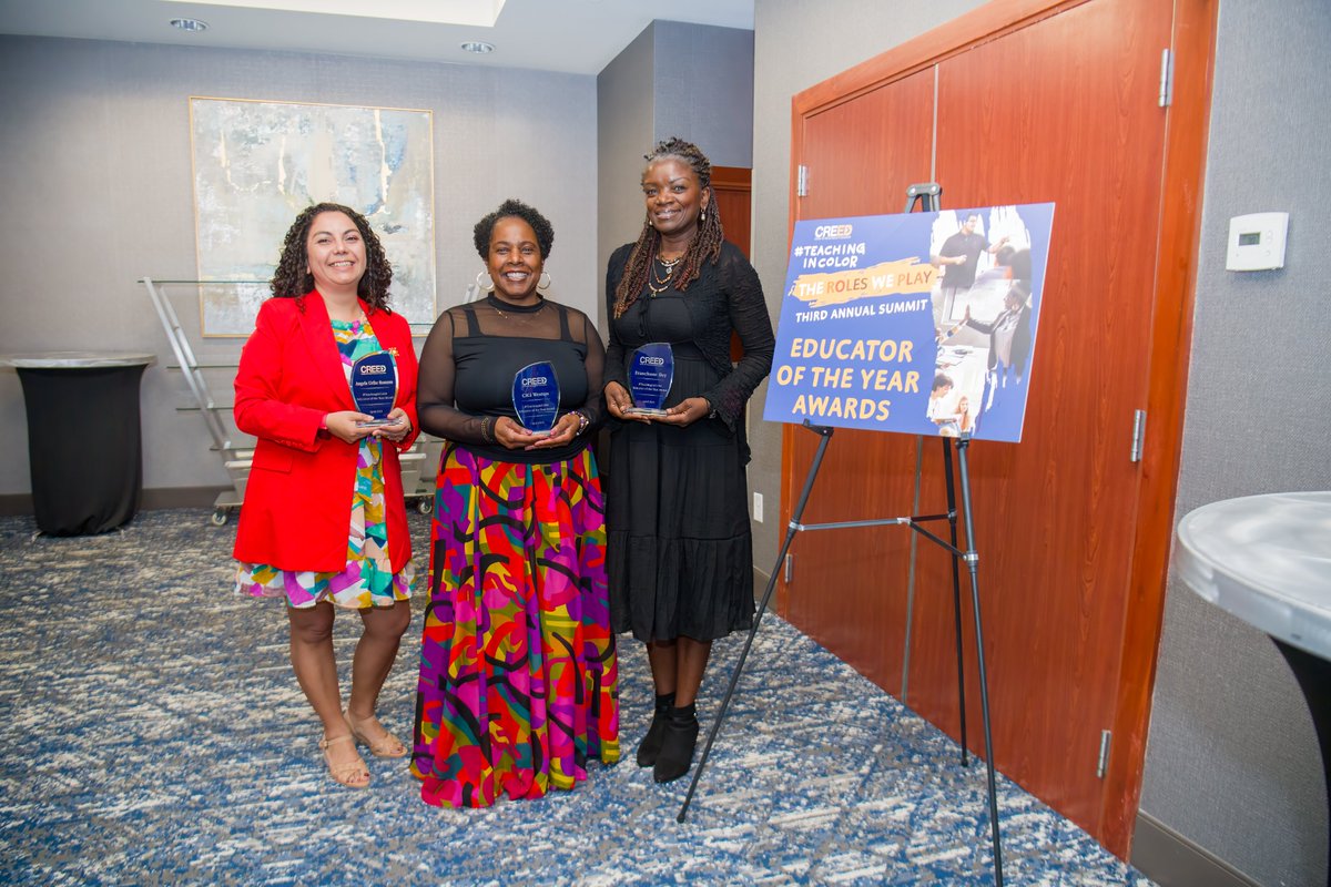 Major congratulations to our incredible #TeachingInColor Educator of the Year awardees! Thank you for the work you've done and continue to do for education 💙 📸: Photos by Jon Strayhorn, Media Arts Collective