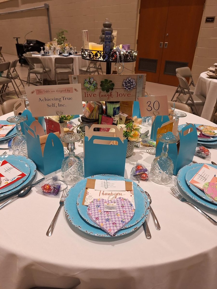 This year's Autism Mother to Mother Luncheon was absolutely unforgettable! We met dozens upon dozens of absolutely amazing #autismmom's who connected through inspirational words, experiences, and of course great food. The #ATS #AchievingTrueSelf table was all about #selfcare.