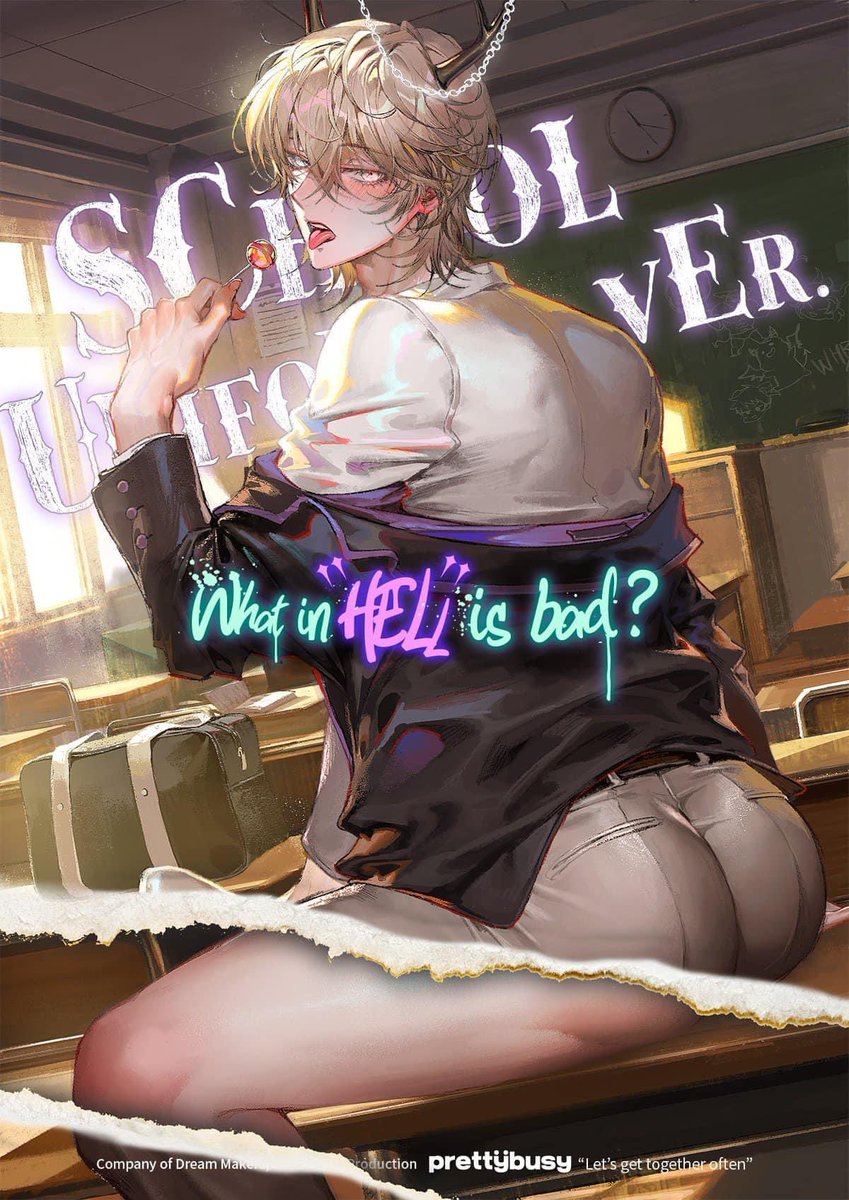 What in HELL is Bad? (Mature/Adult mobile game) Multilingual 💜 Leviathan : School Uniform ver. CV: Mikado Sumeragi Start: May 1 🍎 iOS: apps.apple.com/us/app/what-in… 🤖 Android: play.google.com/store/apps/det… EROLABS version 🔗 ero-labs(.com) #whatinHellisbad #WHB #เกมจีบหนุ่มวาย