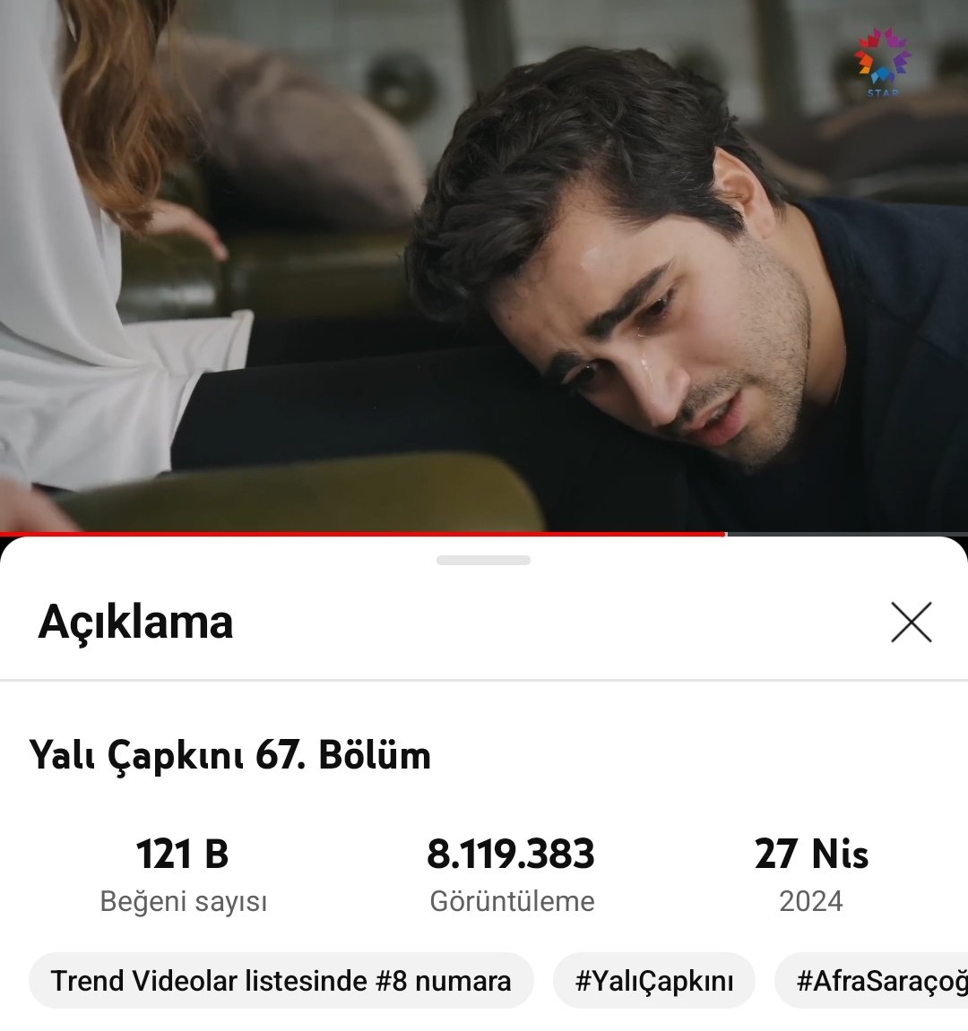 Bölüm trend 8 de 😍🧿 #YalıÇapkını #SeyFer #AfRam