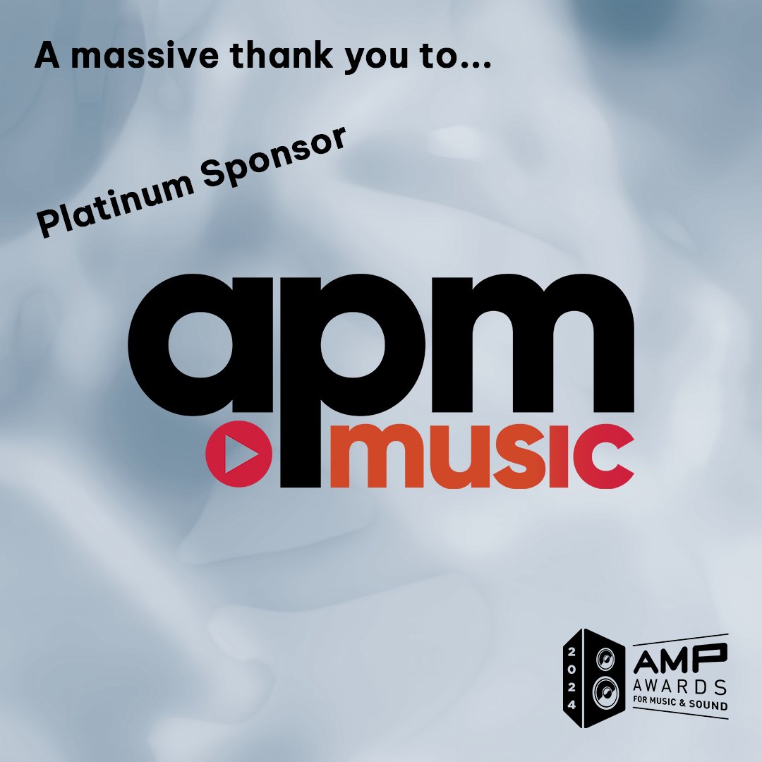 Without the support of our sponsors, the AMP Awards would not exist! Thank you to Platinum Sponsor @apmmusic for supporting us again this year. See you Wednesday, May 15 at Sony Hall. Tickets on sale now at associationofmusicproducers.org!

#2024AMPAwards #APMMusic #SonyHall