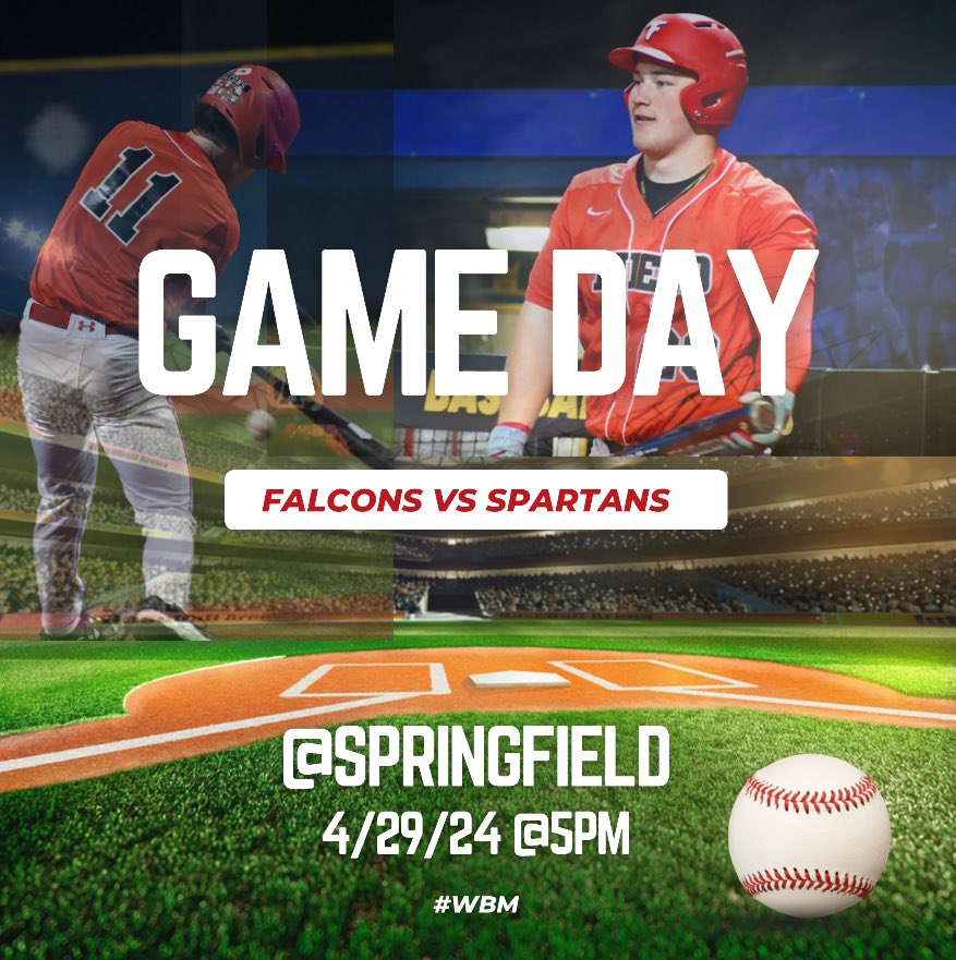 It’s looking like a great day for some MACtion! The Falcons head to Springfield tonight for the first of two games with the Spartans. First Pitch 5pm #WBM