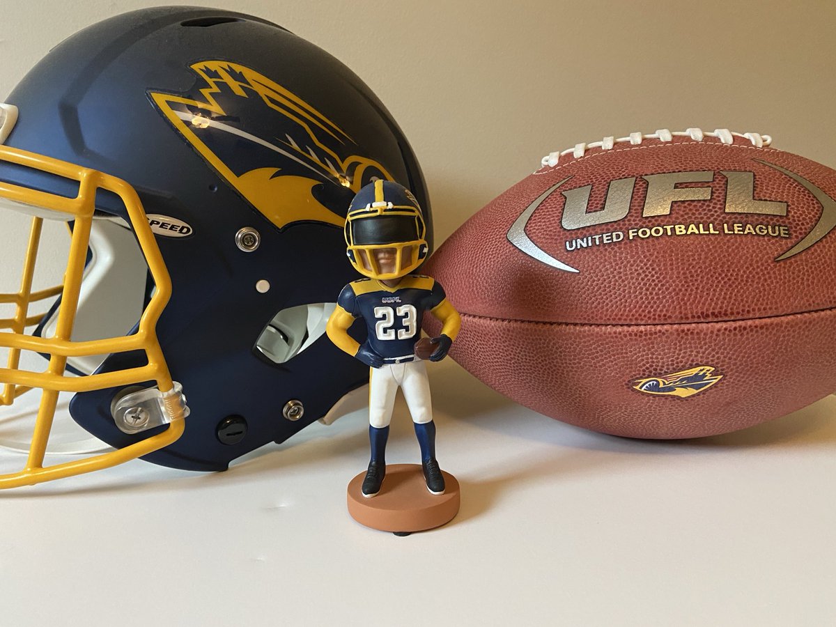 Ready for some fun with the ⁦@USFLShowboats⁩ ? We have a bobblehead giveaway on Saturday, May 4, as we host rival and defending champ Birmingham. Kickoff is at 11am and doors open at 10am. Tickets start at just $10: theufl.com/tickets #GoBoats